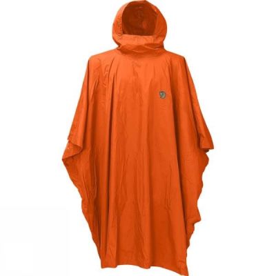 Chaquetas Fjallraven Poncho Hombre Naranjas - Chile BMQ976382